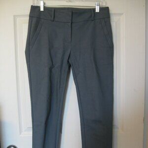 Ann Taylor Loft Outlet Women's Modern Skinny Ankle Gray Pants Size 0